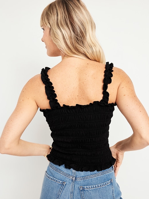 Image number 2 showing, Fitted Smocked Tank Top