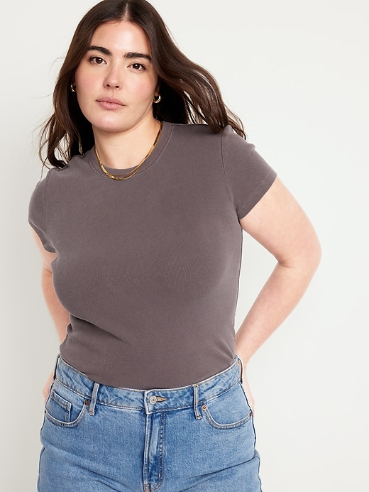 Image number 5 showing, Snug Crop T-Shirt