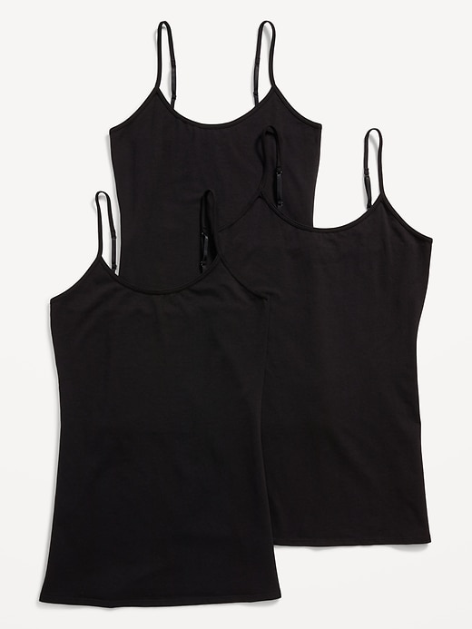 Image number 1 showing, First-Layer Cami Tank Top 3-Pack