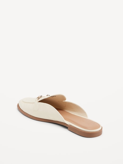 Faux-Leather Loafer Mule Shoes | Old Navy