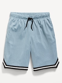 View large product image 4 of 4. Mesh Basketball Shorts for Boys (At Knee)