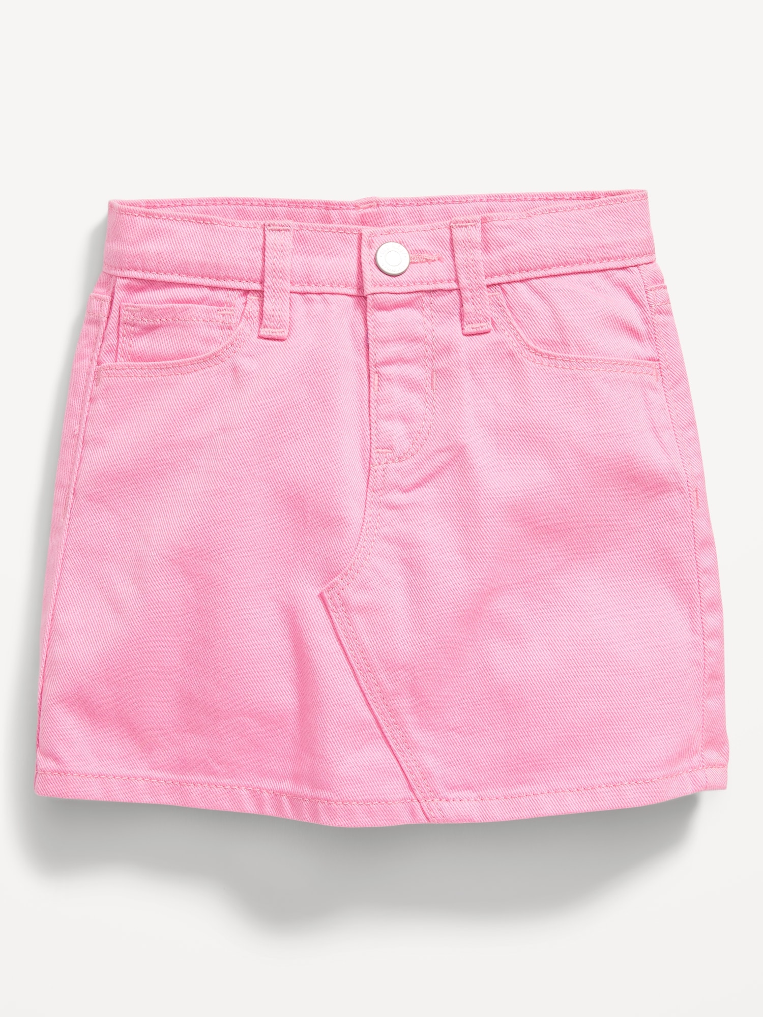 Medium Wash Frayed Hem Jean Skirt for Toddler Girls Old Navy