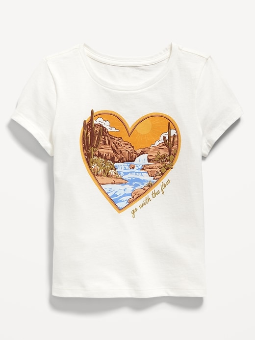 Voir une image plus grande du produit 1 de 1. T-shirt à manches courtes à imprimé pour Fille