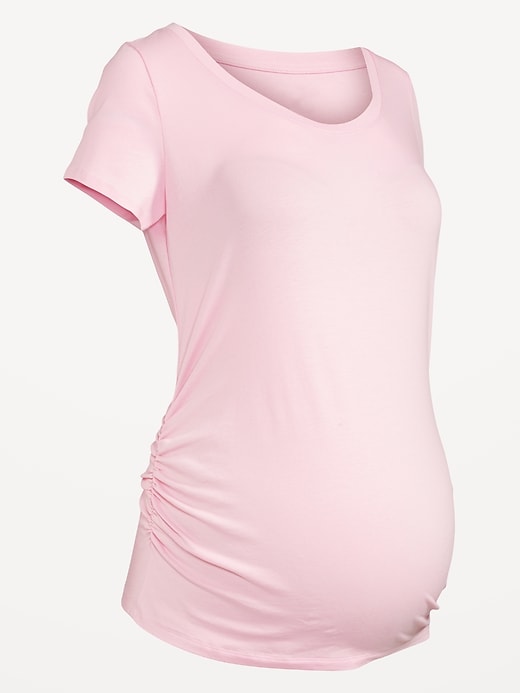 Image number 8 showing, Maternity Scoop-Neck T-Shirt
