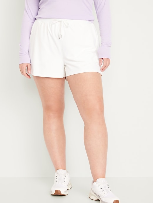 Image number 5 showing, High-Waisted PowerSoft Shorts -- 3-inch inseam