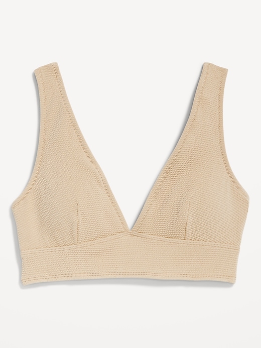 Image number 4 showing, V-Neck Longline Bikini Swim Top
