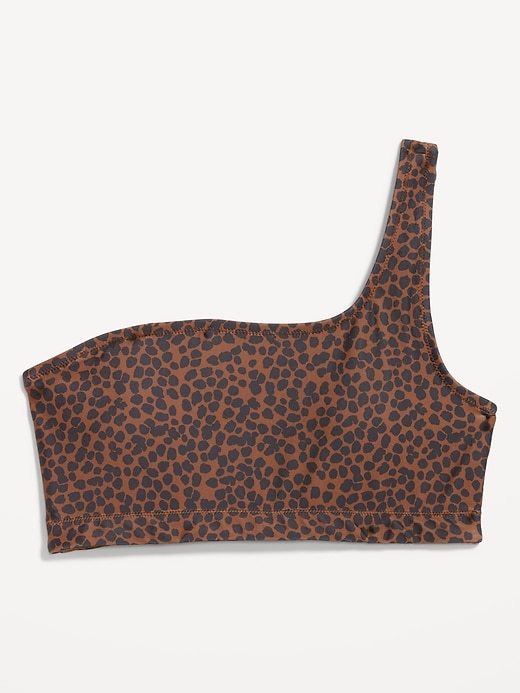 Image number 4 showing, Printed One-Shoulder Bikini Swim Top