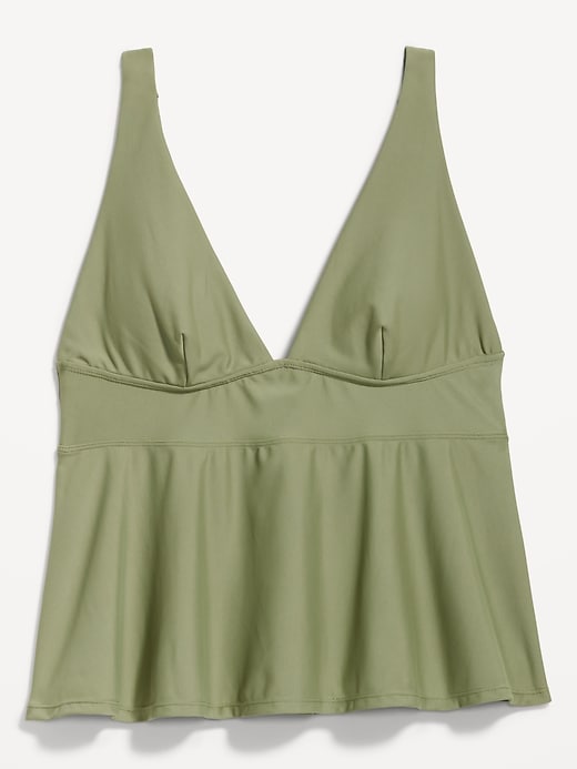 Image number 4 showing, V-Neck Swing Tankini Swim Top