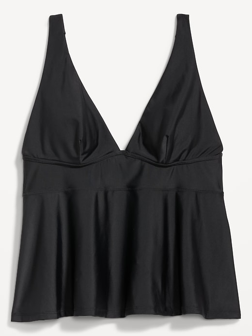 Image number 4 showing, V-Neck Swing Tankini Swim Top