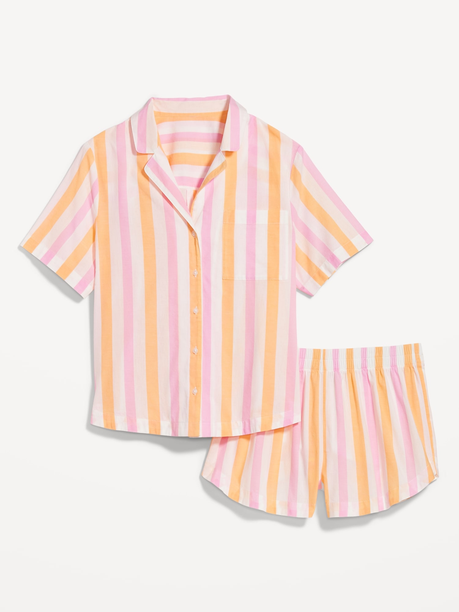 Poplin Pajama Short Set