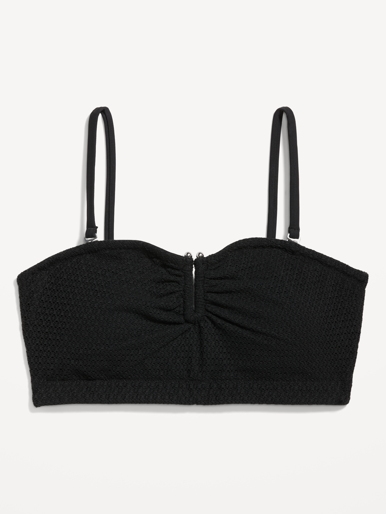 Old Navy Pucker Convertible Bandeau Bikini Swim Top for Women