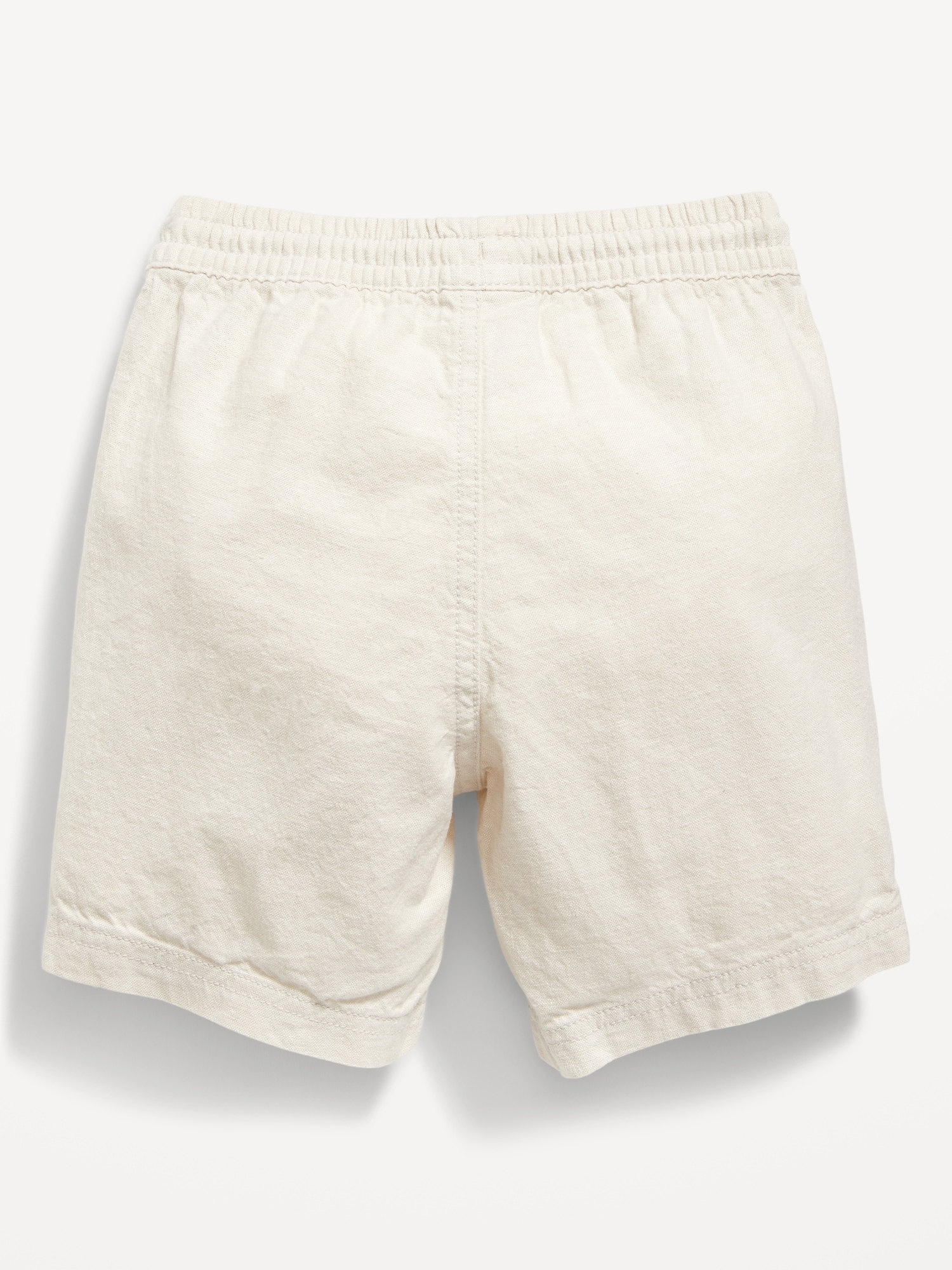 Functional-Drawstring Linen-Blend Shorts for Toddler Boys