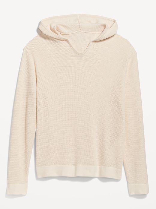 Sweater-Knit Hoodie