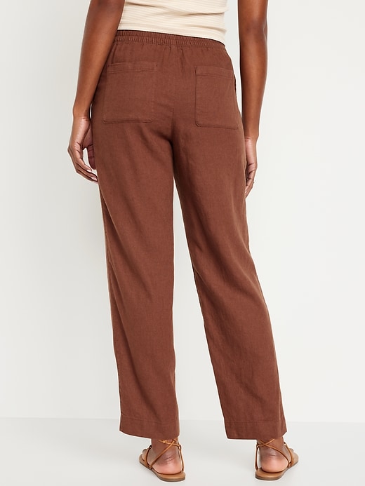 Assorted Brands 100% Polyester Solid Brown Casual Pants Size 4 (Petite) -  47% off