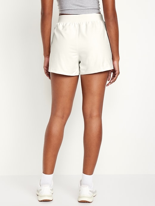 Image number 2 showing, High-Waisted PowerSoft Shorts -- 3-inch inseam