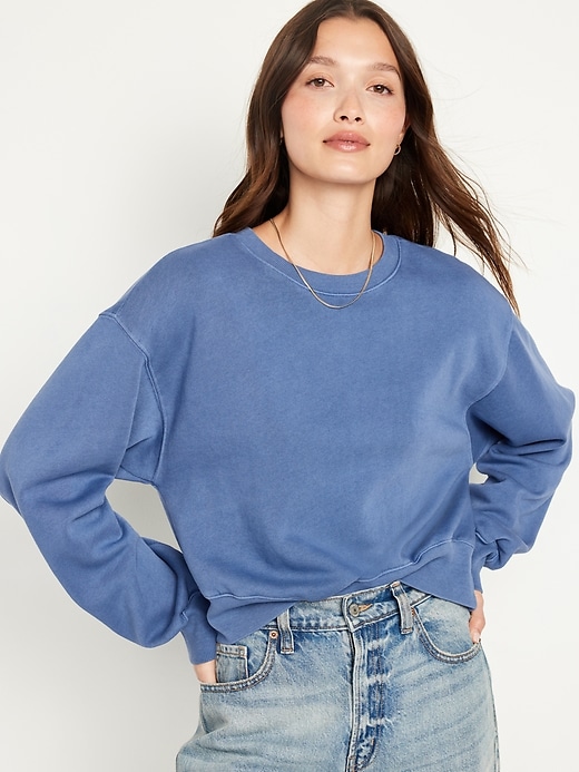 Image number 1 showing, SoComfy Crop Sweatshirt