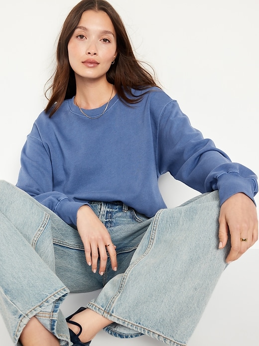 Image number 3 showing, SoComfy Crop Sweatshirt