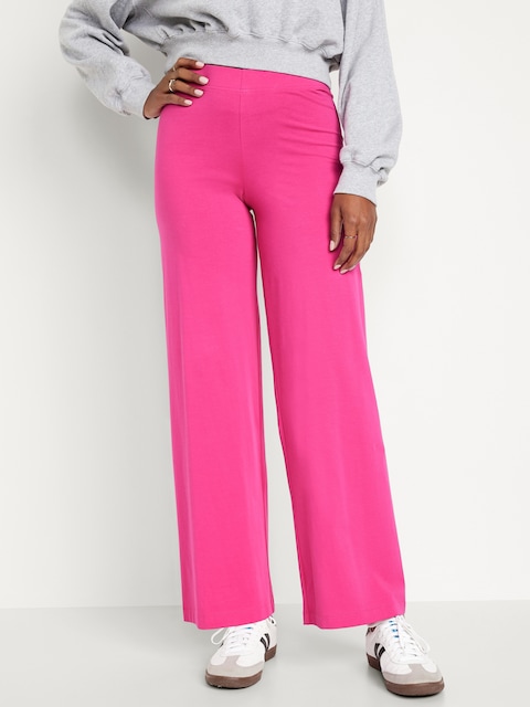 High-Waisted Wide-Leg Leggings
