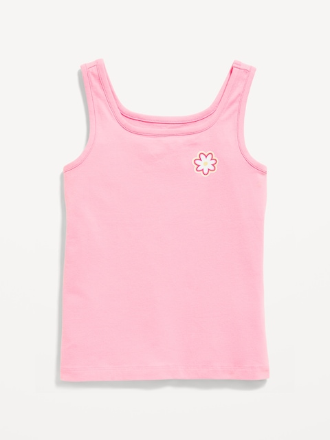 Fitted Graphic Tank Top for Girls