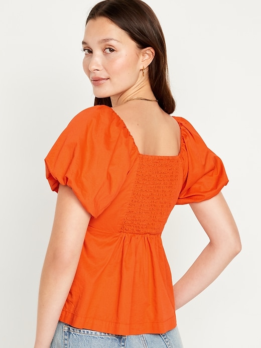 Image number 2 showing, Waist-Defined V-Neck Top