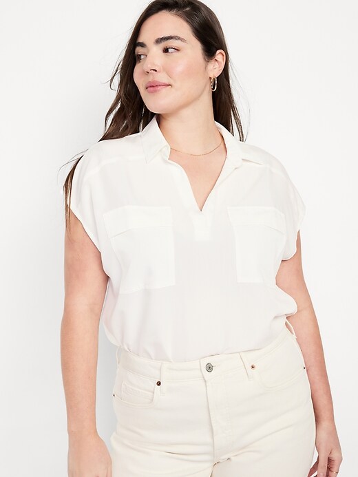 Dolman-Sleeve Utility Top | Old Navy