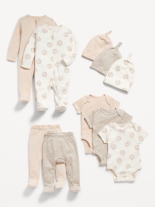 Voir une image plus grande du produit 1 de 2. Layette unisexe 10 pièces pour Bébé