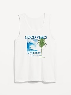 Soft-Washed Graphic Tank Top