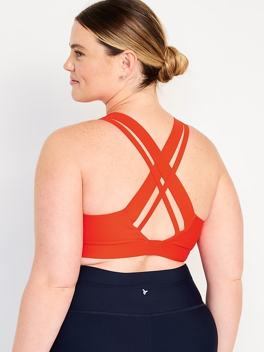 Image number 8 showing, Medium Support PowerSoft Cross-Back Sports Bra