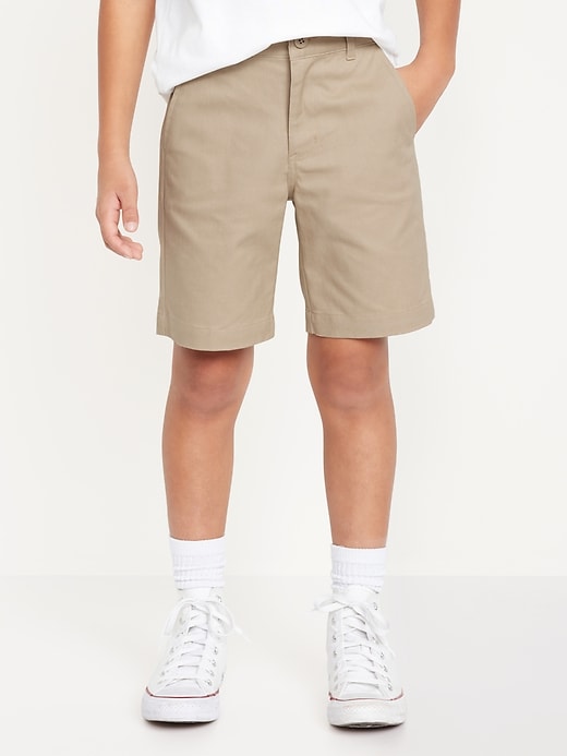 View large product image 1 of 6. Knee Length Twill Shorts for Boys