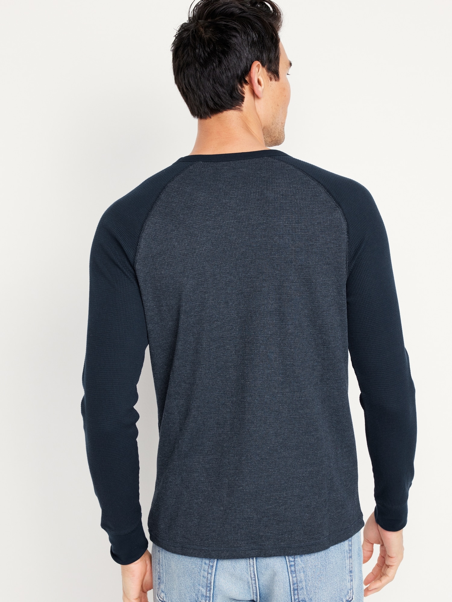 Buy Waffle-Knit Sweatshirt with Raglan Sleeves Online at Best