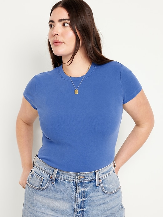 Image number 5 showing, Snug Crop T-Shirt