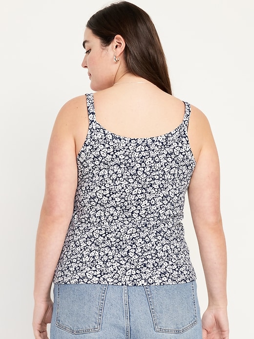 Image number 6 showing, Fitted Rib-Knit Tank Top