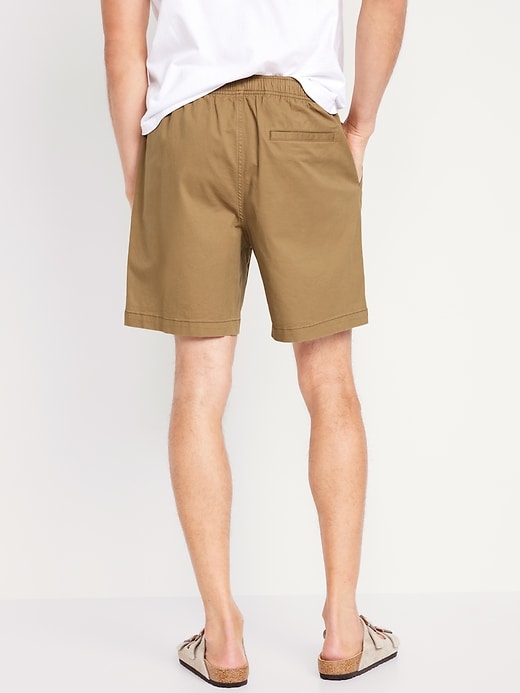 Image number 2 showing, Pull-On Twill Jogger Shorts -- 7-inch inseam