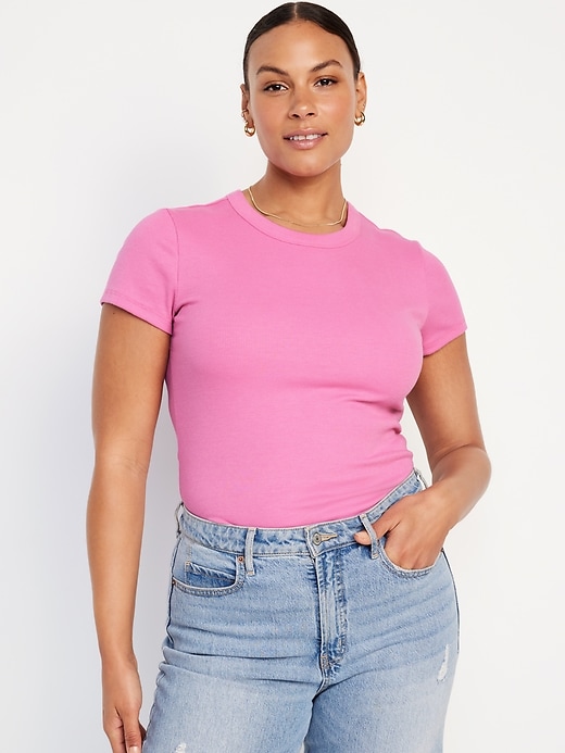 Image number 5 showing, Snug Crop T-Shirt