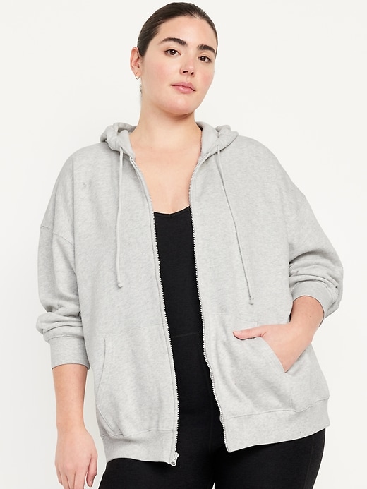 Image number 5 showing, Oversized Full-Zip Hoodie