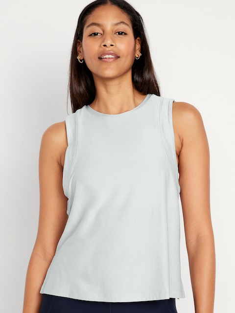 T-shirt Doux nuage 94 à ourlet fendu pour Femme