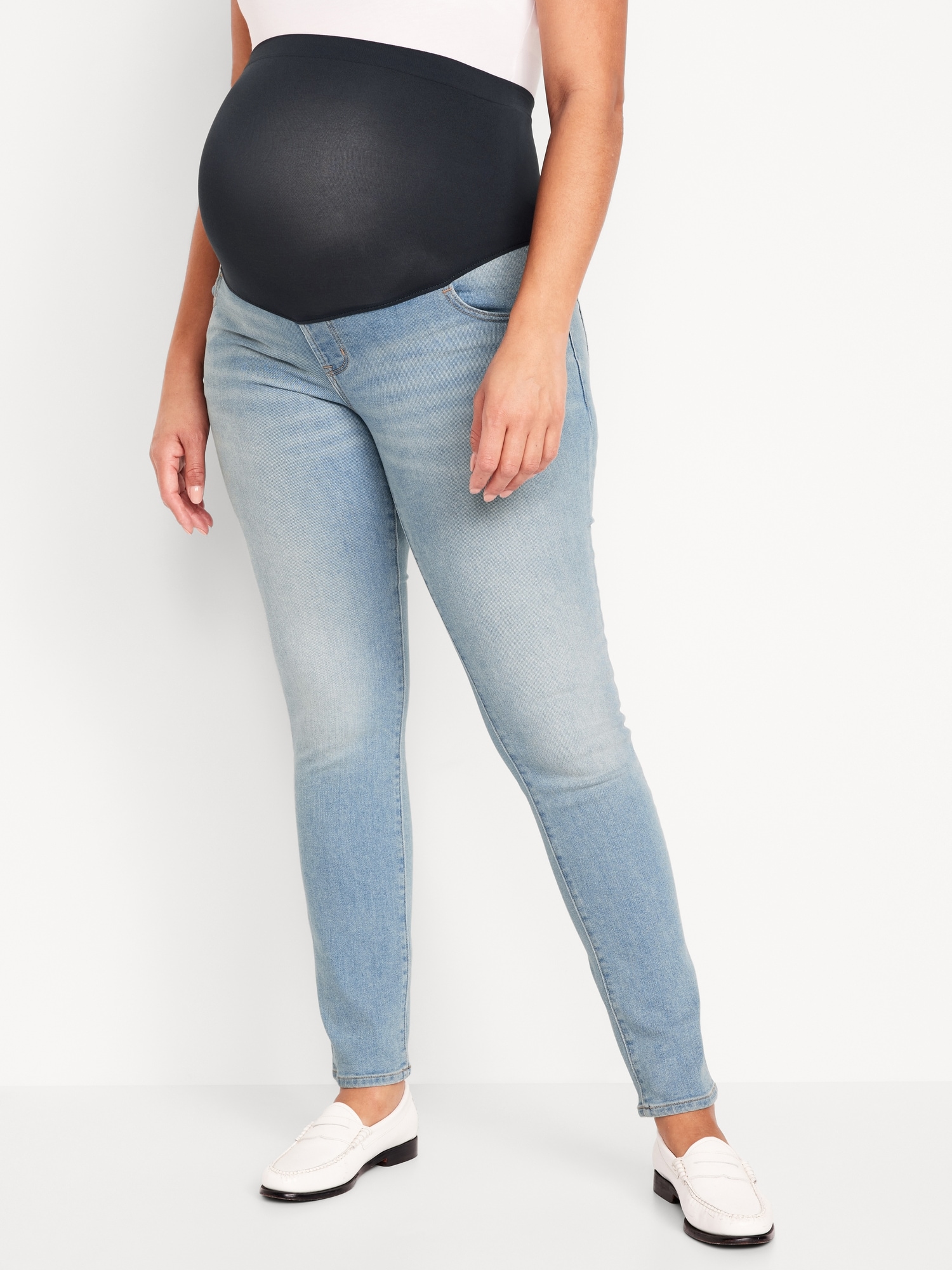 Maternity Full-Panel Wow Straight Jeans