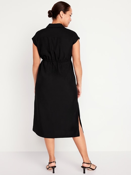 Image number 2 showing, Maternity Dolman Sleeve Utility Midi Dress