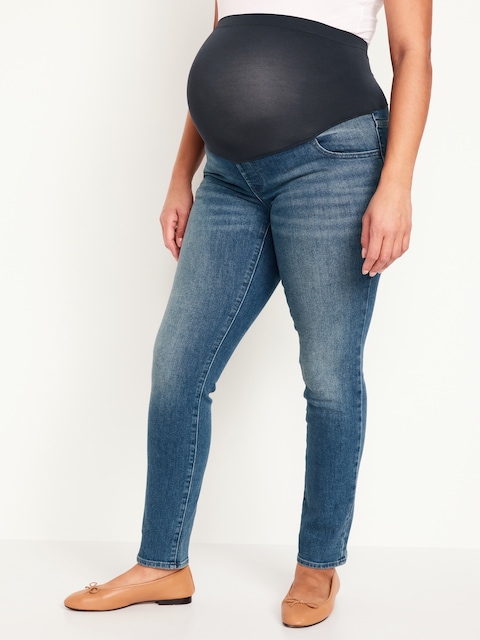 Maternity Full Panel OG Straight Jeans