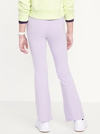 Image number 2 showing, High-Waisted PowerChill Crossover Flared Leggings for Girls