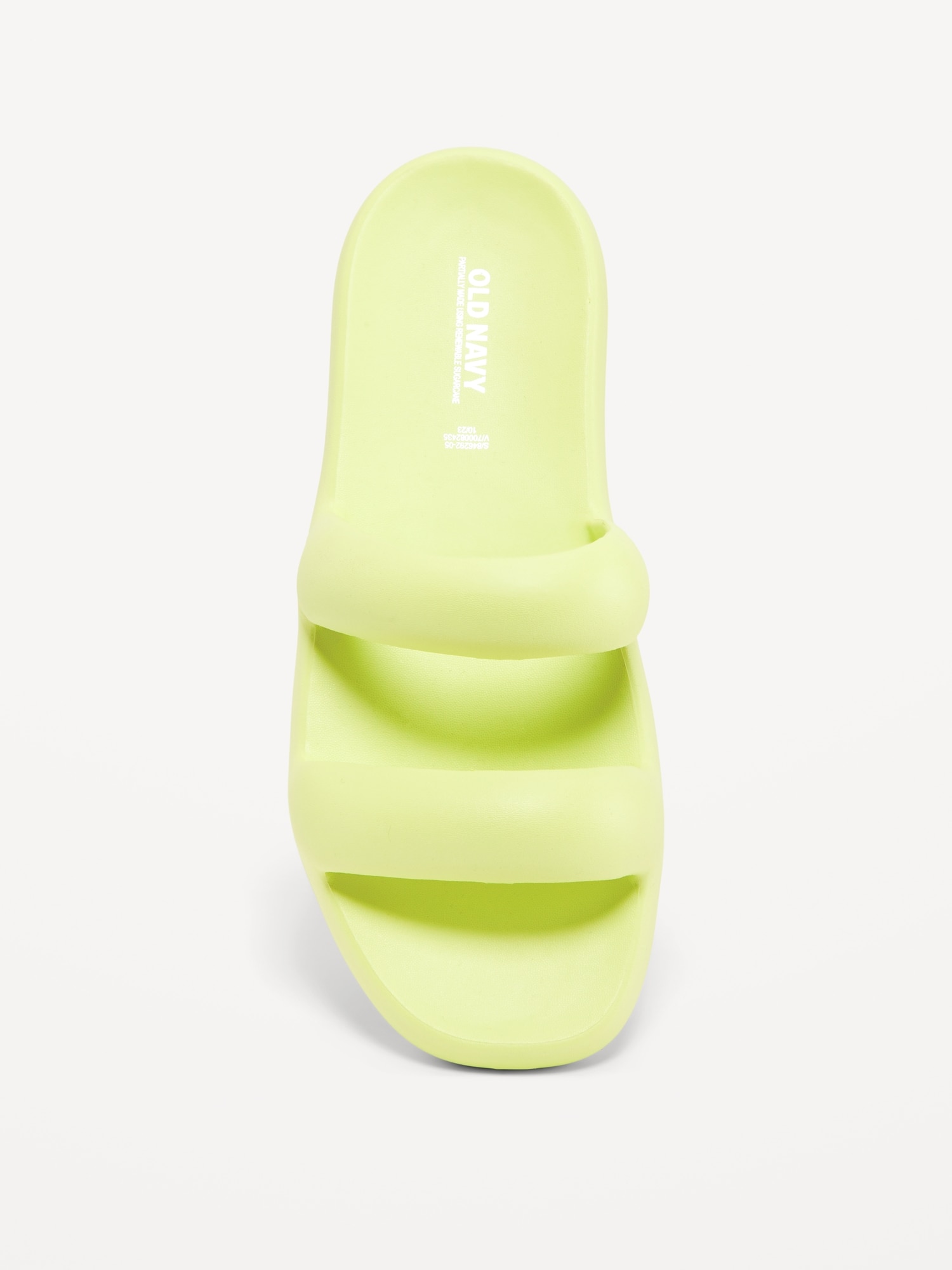 Plastic slip sale on sandals