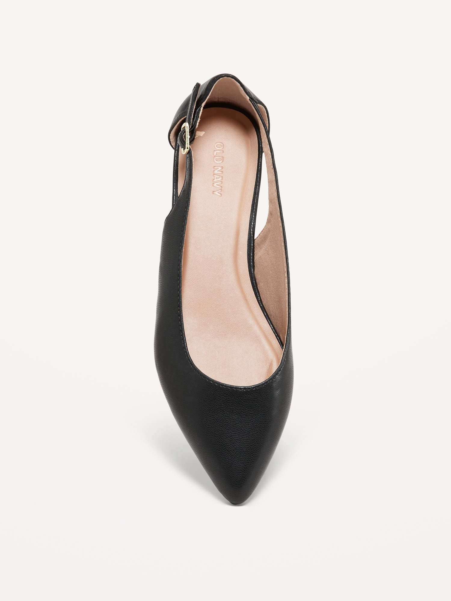 Navy flat court outlet shoes