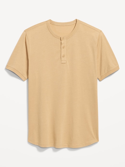 L'image numéro 4 présente T-shirt Henley pour Homme