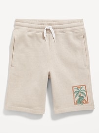 View large product image 4 of 5. Fleece Jogger Shorts for Boys (At Knee)