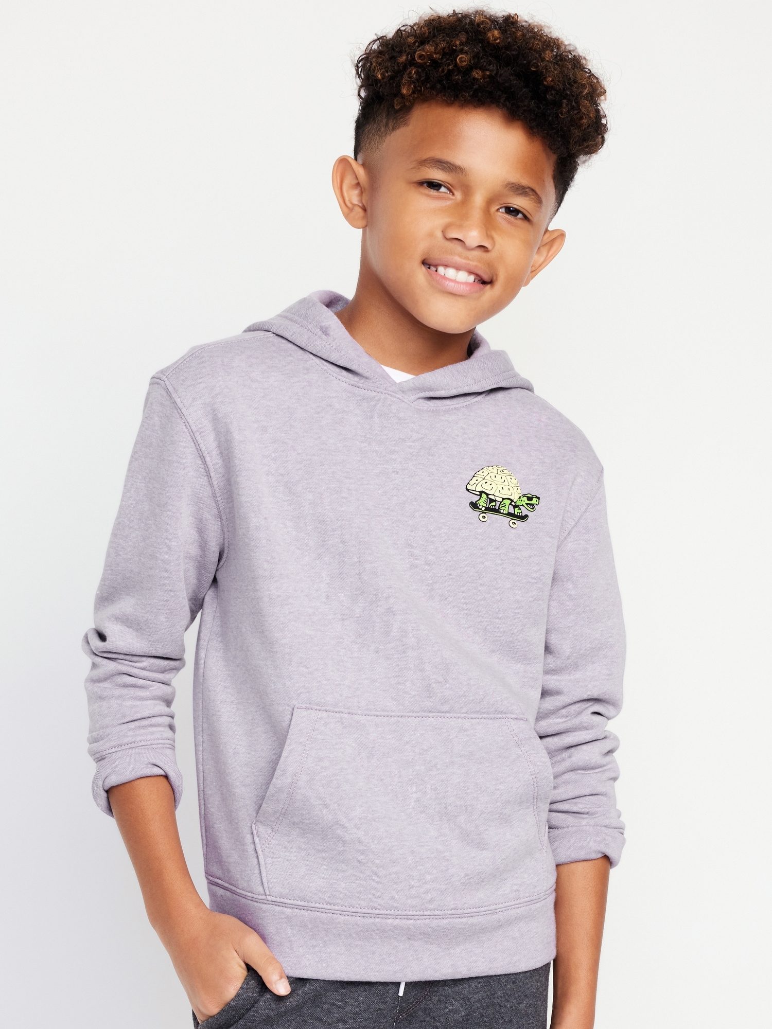 Boys gray outlet hoodie