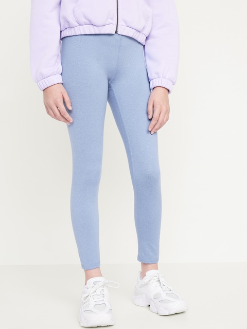 High-Waisted PowerPress 7/8-Length Leggings for Girls