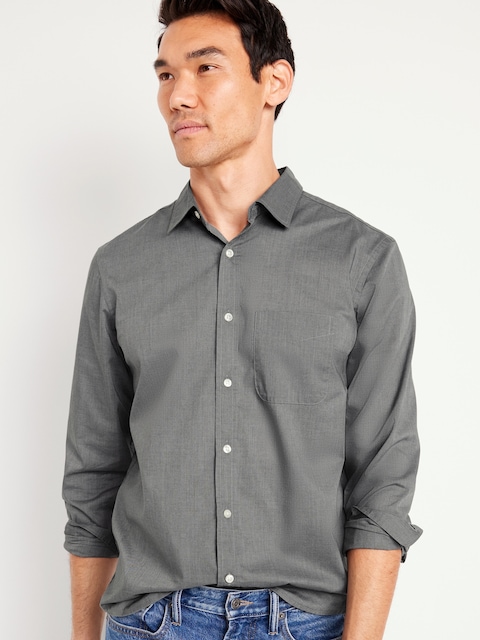 Regular-Fit Built-In Flex Everyday Shirt