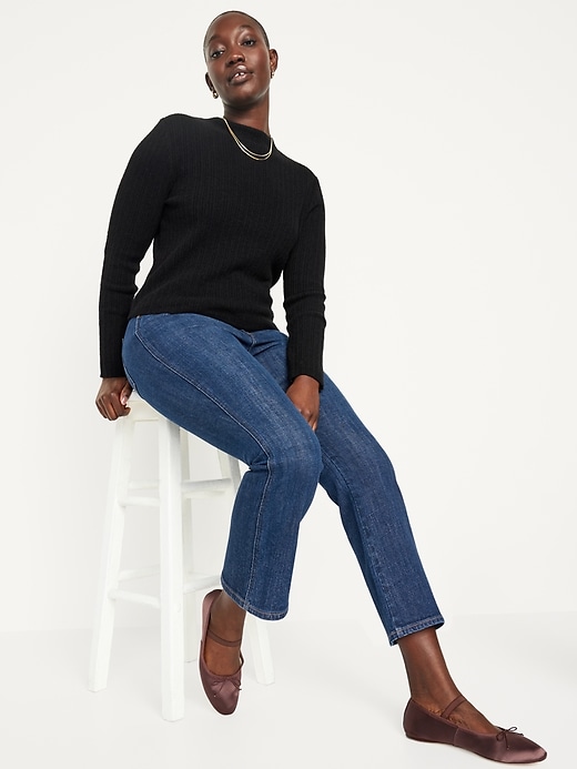 Image number 8 showing, High-Waisted Vintage Crop Flare Jeans