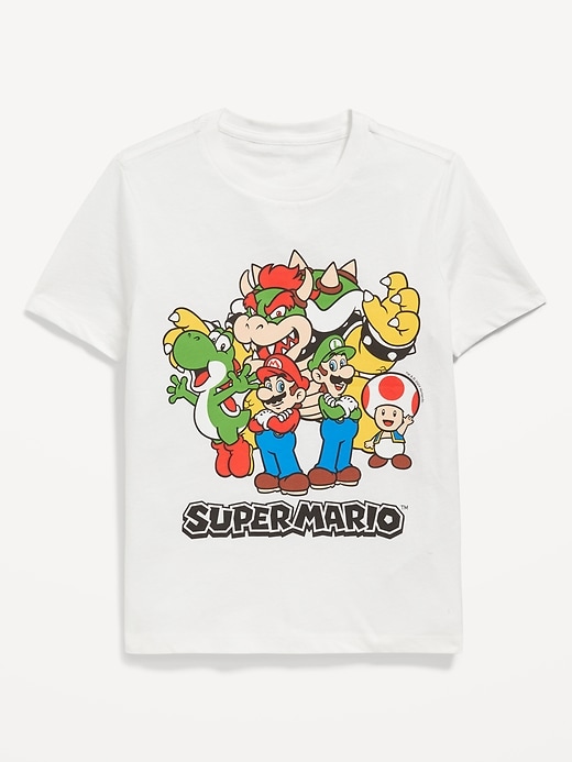 Voir une image plus grande du produit 1 de 2. T-shirt à imprimé Super Mario&#153 unisexe pour Enfant