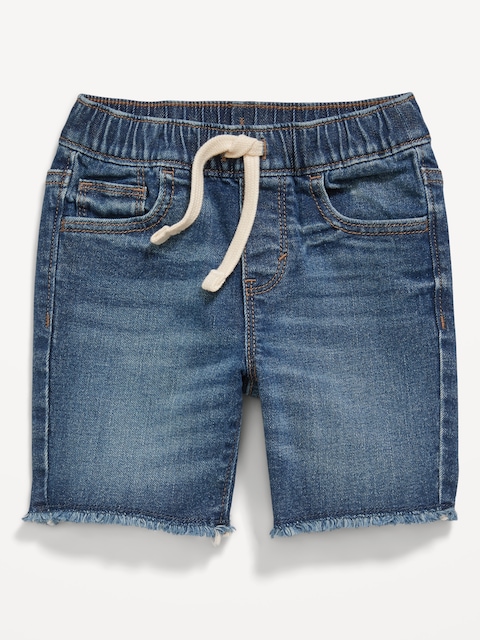 360° Stretch Pull-On Jean Shorts for Toddler Boys